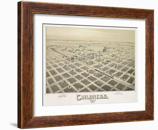 Childress, TX - 1890-Dan Sproul-Framed Art Print
