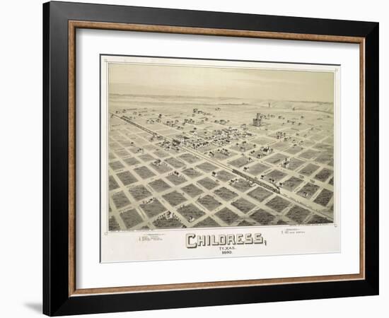 Childress, TX - 1890-Dan Sproul-Framed Art Print