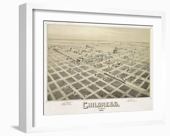 Childress, TX - 1890-Dan Sproul-Framed Art Print