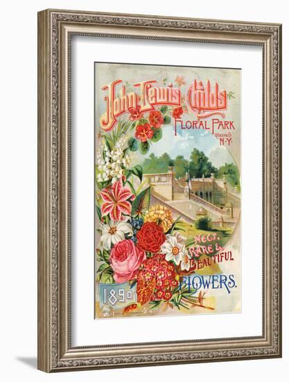 Childs Queens Flowers Catalog-null-Framed Art Print