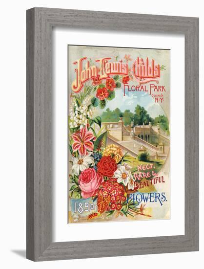 Childs Queens Flowers Catalog-null-Framed Art Print