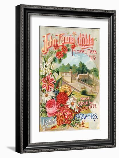 Childs Queens Flowers Catalog-null-Framed Art Print