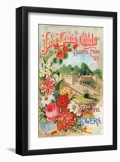 Childs Queens Flowers Catalog-null-Framed Art Print