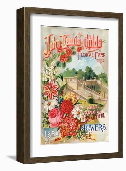 Childs Queens Flowers Catalog-null-Framed Art Print