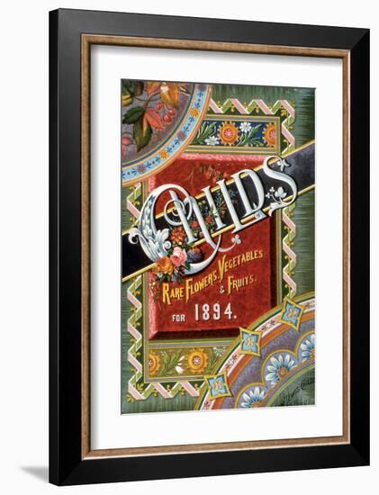 Childs Rare Flowers Vegetables-null-Framed Art Print