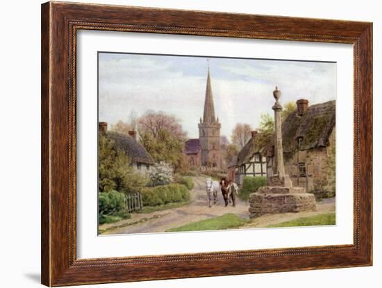 Childs Wickham, Near Evesham, Worcester-Alfred Robert Quinton-Framed Giclee Print