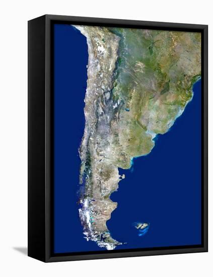 Chile And Argentina, Satellite Image-PLANETOBSERVER-Framed Premier Image Canvas