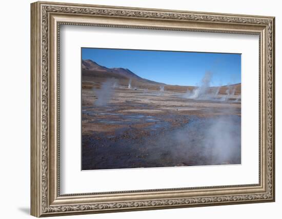 Chile, Andes, El Tatio Is a Largest Geothermal Location-Mallorie Ostrowitz-Framed Photographic Print