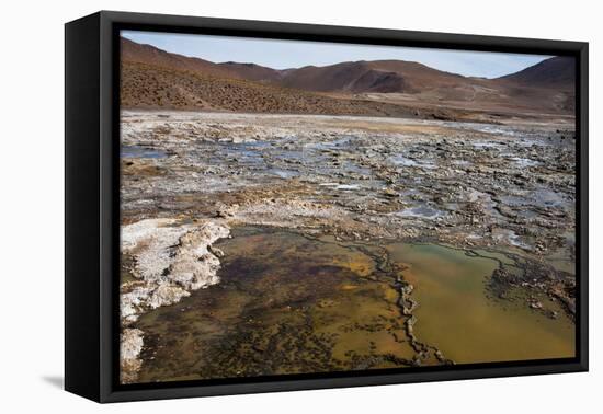 Chile, Andes Mountains, Atacama Desert, El Tatio Geysers. Fumaroles-Mallorie Ostrowitz-Framed Premier Image Canvas