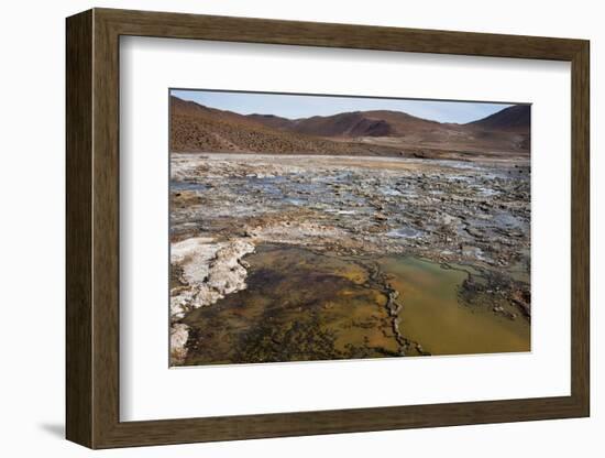 Chile, Andes Mountains, Atacama Desert, El Tatio Geysers. Fumaroles-Mallorie Ostrowitz-Framed Photographic Print