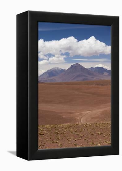 Chile, Atacama Desert, Desert Landscape by the Paso Jama-Walter Bibikow-Framed Premier Image Canvas
