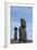 Chile, Easter Island, Hanga Roa. Ahu Tahai, Standing Moai Statue-Cindy Miller Hopkins-Framed Photographic Print