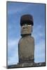 Chile, Easter Island, Hanga Roa. Ahu Tahai, Standing Moai Statue-Cindy Miller Hopkins-Mounted Photographic Print