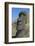 Chile, Easter Island. Rapa Nui NP, Historic Site of Rano Raraku. Moi-Cindy Miller Hopkins-Framed Photographic Print