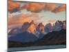Chile, Magallanes Region, Torres Del Paine National Park, Lago Pehoe, Dawn Landscape-Walter Bibikow-Mounted Photographic Print