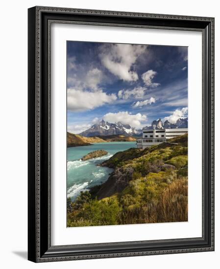 Chile, Magallanes Region, Torres Del Paine National Park, Lago Pehoe, Explora Hotel-Walter Bibikow-Framed Photographic Print