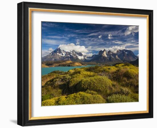 Chile, Magallanes Region, Torres Del Paine National Park, Lago Pehoe, Morning Landscape-Walter Bibikow-Framed Photographic Print