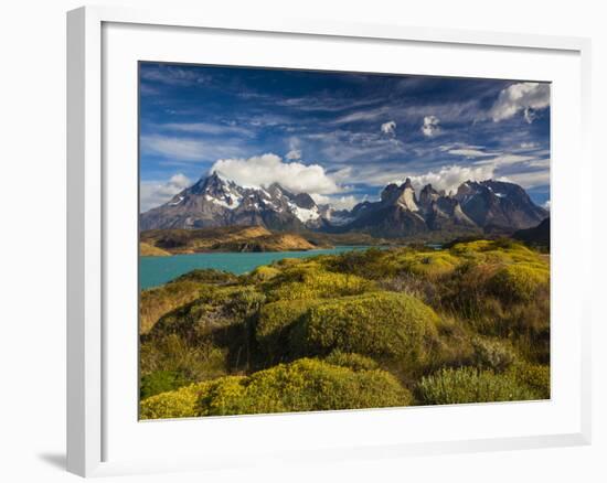 Chile, Magallanes Region, Torres Del Paine National Park, Lago Pehoe, Morning Landscape-Walter Bibikow-Framed Photographic Print