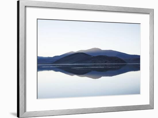 Chile, National Park Nevado Tres Cruzes, Laguna Santa Rose, Water Mirroring, Mountains-Jutta Ulmer-Framed Photographic Print