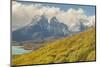 Chile, Patagonia. Lake Pehoe and The Horns mountains.-Jaynes Gallery-Mounted Photographic Print