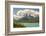 Chile, Patagonia. Lake Pehoe and The Horns mountains.-Jaynes Gallery-Framed Photographic Print