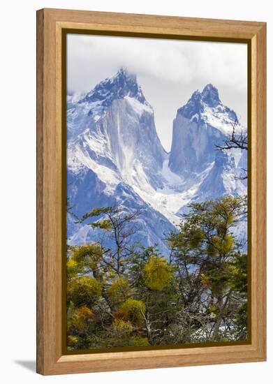 Chile, Patagonia. The Horns mountains.-Jaynes Gallery-Framed Premier Image Canvas