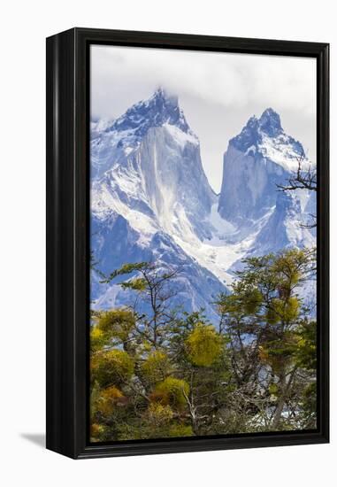 Chile, Patagonia. The Horns mountains.-Jaynes Gallery-Framed Premier Image Canvas