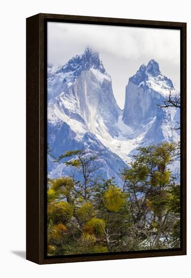 Chile, Patagonia. The Horns mountains.-Jaynes Gallery-Framed Premier Image Canvas