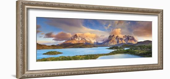 Chile, Patagonia, Torres Del Paine National Park (Unesco Site), Lake Peohe-Michele Falzone-Framed Photographic Print