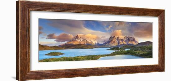 Chile, Patagonia, Torres Del Paine National Park (Unesco Site), Lake Peohe-Michele Falzone-Framed Photographic Print