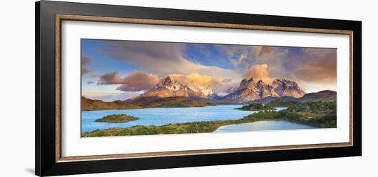 Chile, Patagonia, Torres Del Paine National Park (Unesco Site), Lake Peohe-Michele Falzone-Framed Photographic Print