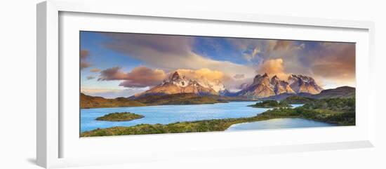 Chile, Patagonia, Torres Del Paine National Park (Unesco Site), Lake Peohe-Michele Falzone-Framed Photographic Print