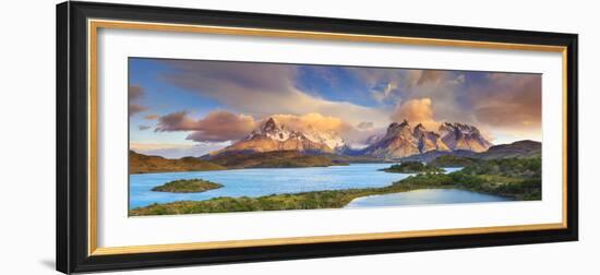 Chile, Patagonia, Torres Del Paine National Park (Unesco Site), Lake Peohe-Michele Falzone-Framed Photographic Print