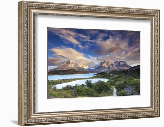 Chile, Patagonia, Torres Del Paine National Park (Unesco Site), Lake Peohe-Michele Falzone-Framed Photographic Print