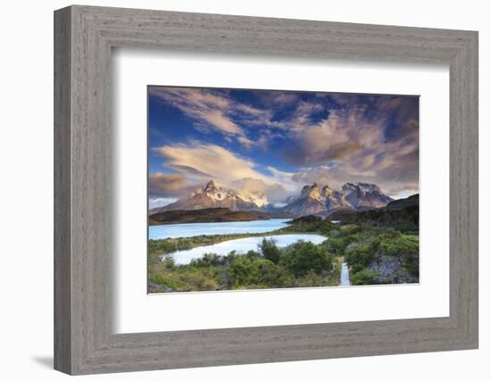 Chile, Patagonia, Torres Del Paine National Park (Unesco Site), Lake Peohe-Michele Falzone-Framed Photographic Print