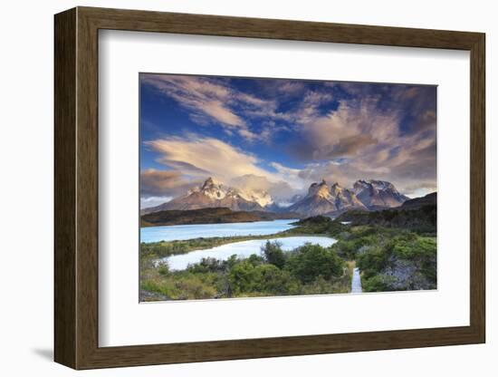 Chile, Patagonia, Torres Del Paine National Park (Unesco Site), Lake Peohe-Michele Falzone-Framed Photographic Print