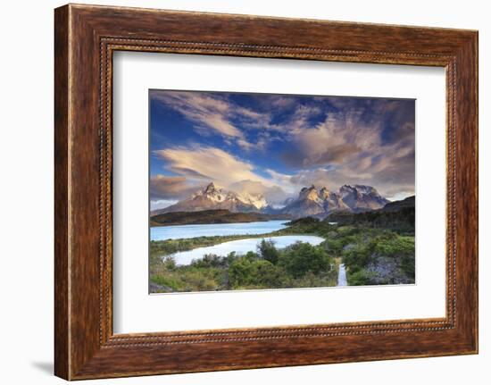 Chile, Patagonia, Torres Del Paine National Park (Unesco Site), Lake Peohe-Michele Falzone-Framed Photographic Print