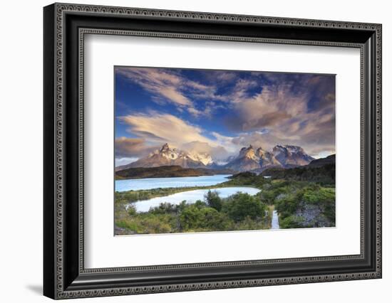 Chile, Patagonia, Torres Del Paine National Park (Unesco Site), Lake Peohe-Michele Falzone-Framed Photographic Print