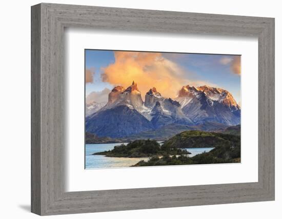 Chile, Patagonia, Torres Del Paine National Park (Unesco Site), Lake Peohe-Michele Falzone-Framed Photographic Print