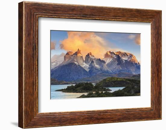 Chile, Patagonia, Torres Del Paine National Park (Unesco Site), Lake Peohe-Michele Falzone-Framed Photographic Print