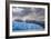 Chile, Patagonia, Torres del Paine NP. Blue Glacier and Mountains-Cathy & Gordon Illg-Framed Photographic Print