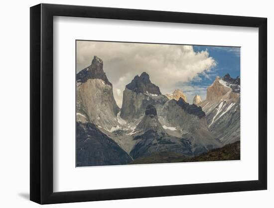 Chile, Patagonia, Torres del Paine NP. the Horns Mountains-Cathy & Gordon Illg-Framed Photographic Print