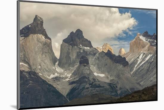 Chile, Patagonia, Torres del Paine NP. the Horns Mountains-Cathy & Gordon Illg-Mounted Photographic Print