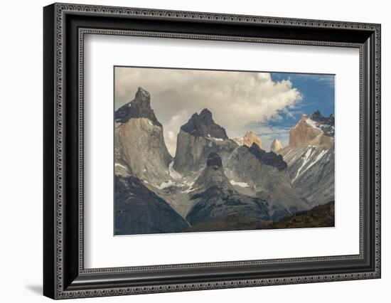 Chile, Patagonia, Torres del Paine NP. the Horns Mountains-Cathy & Gordon Illg-Framed Photographic Print