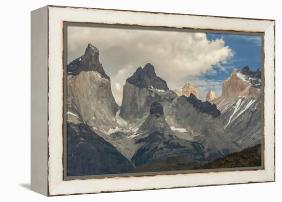 Chile, Patagonia, Torres del Paine NP. the Horns Mountains-Cathy & Gordon Illg-Framed Premier Image Canvas