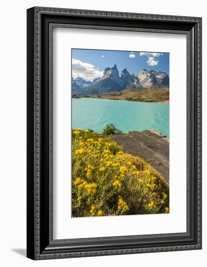 Chile, Patagonia, Torres del Paine NP. the Horns Mts and Lago Pehoe-Cathy & Gordon Illg-Framed Photographic Print