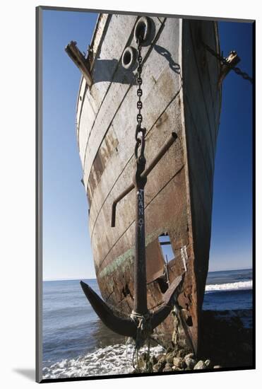 Chile, Punta Arenas, Shipwreck of Lonsdale Port Area-Walter Bibikow-Mounted Photographic Print