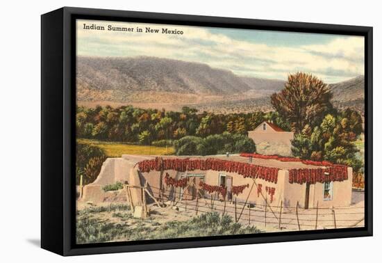 Chile Ristras Drying, New Mexico-null-Framed Stretched Canvas
