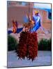 Chile Ristras of Taos, New Mexico-George Oze-Mounted Photographic Print