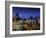 Chile, Santiago, Plaza De Armas and Metropolitan Cathedral, Elevated View, Dusk-Walter Bibikow-Framed Photographic Print